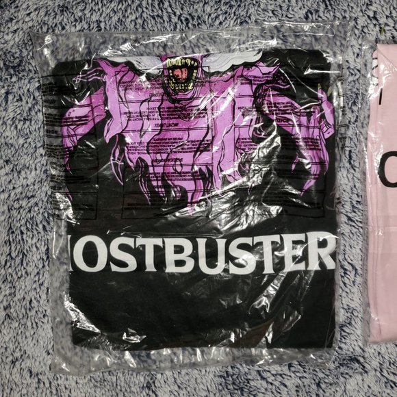 Vixen by Micheline Pitt GHOSTBUSTERS Retro Library Ghost Raglan T-Shirt, Size XL - Picture 3 of 3